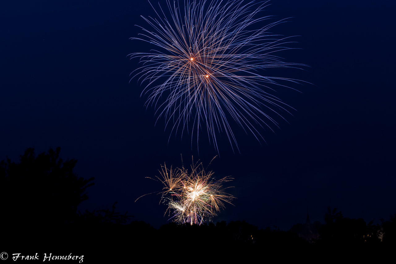 Feuerwerk fotografieren