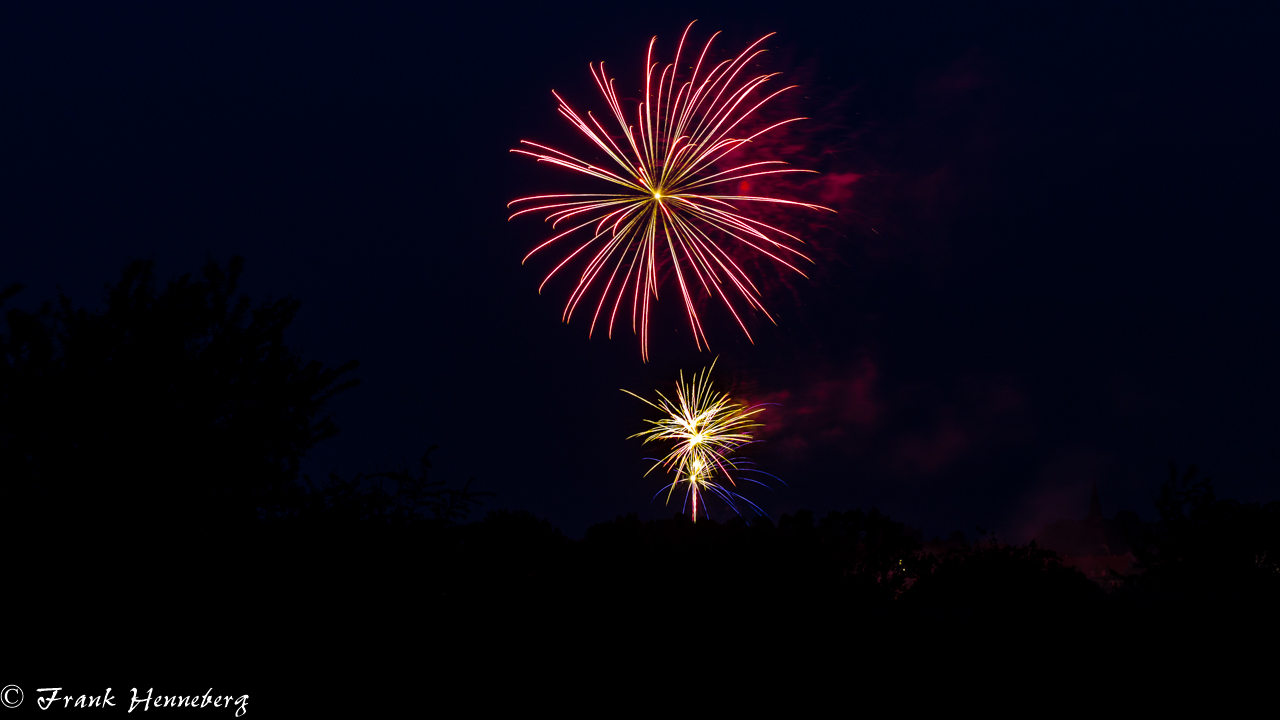 Feuerwerk fotografieren