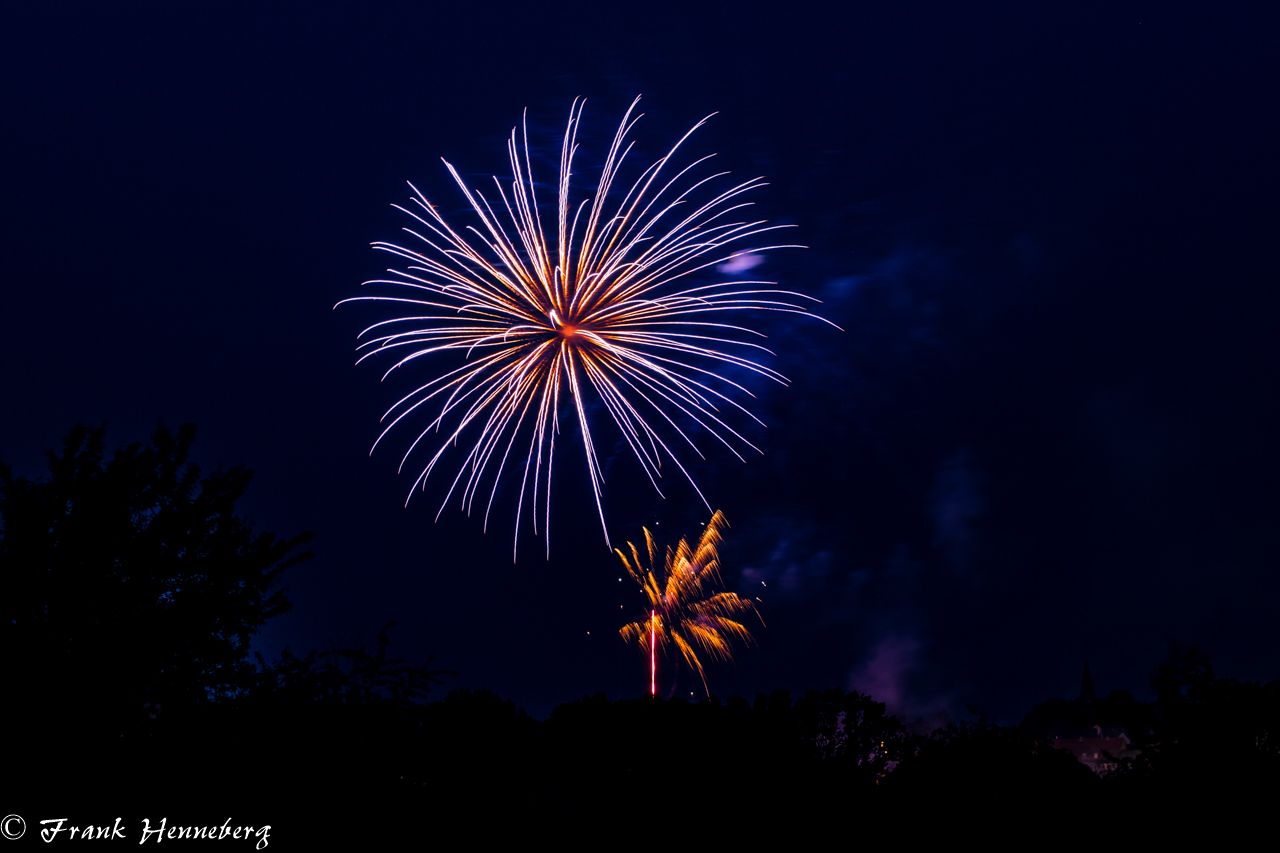 Feuerwerk fotografieren