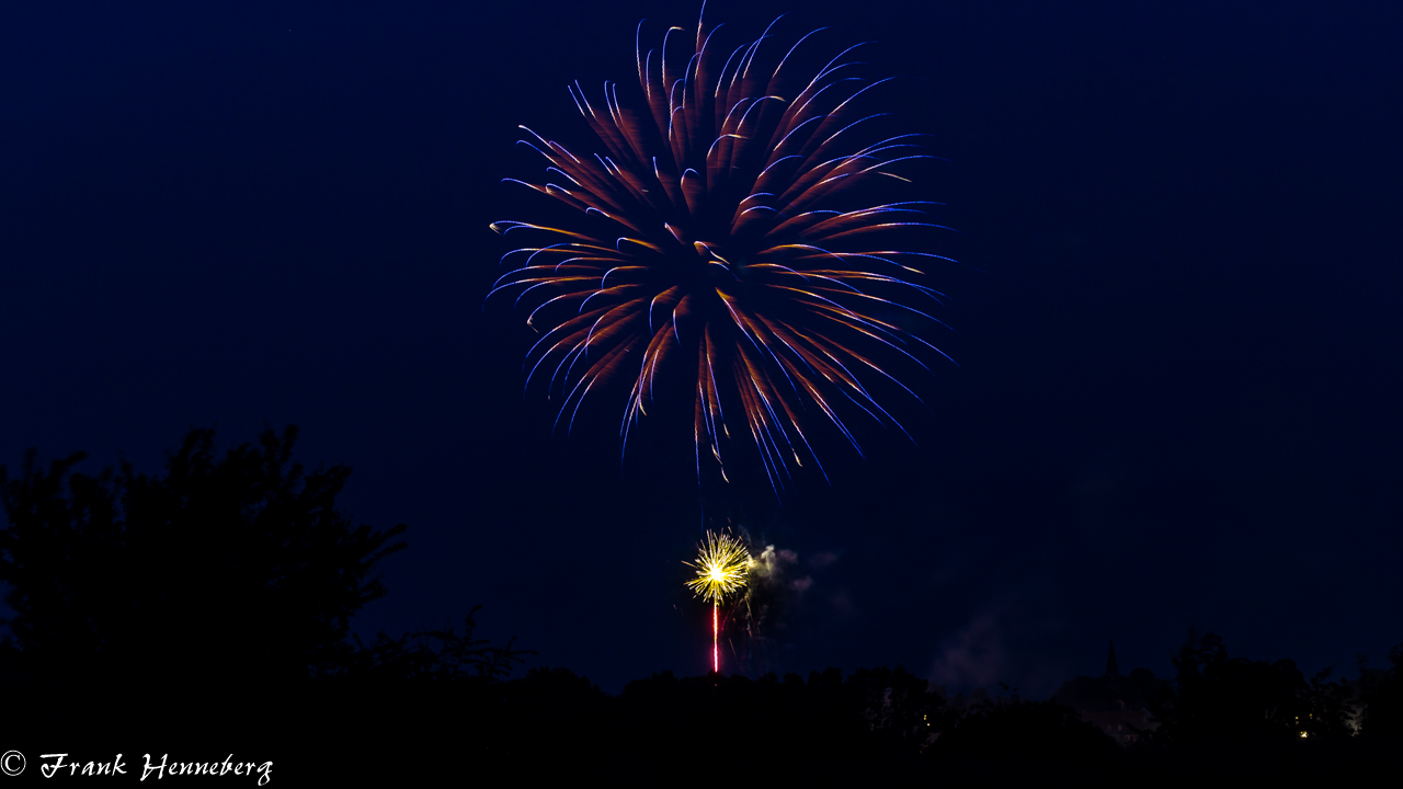 Feuerwerk fotografieren